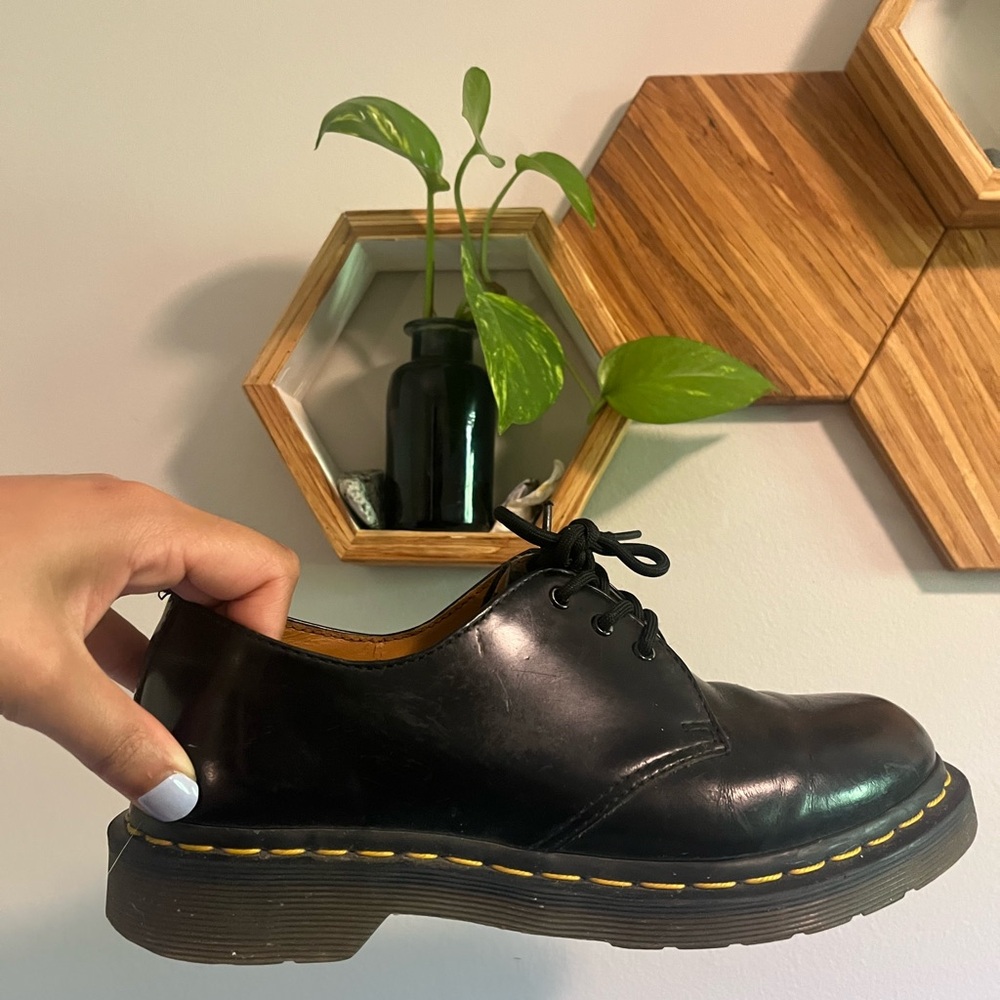 Dr. Martens Black Leather Oxfords
